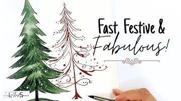 WAIT…Christmas Cards in October?!? 🤯 Yep!—and Trust Me…You’ll WANT to Paint THIS One!! ✨