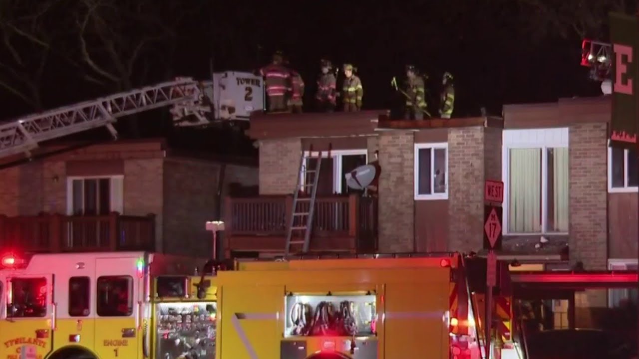 2 rescued from apartment fire near Eastern Michigan University YouTube