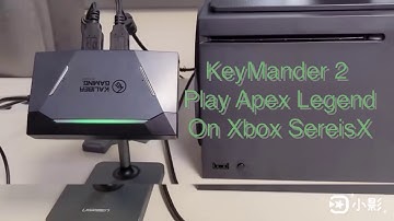 Play Apex Legend on Xbox Series X  With keyboard mouse by Keymander 2  (Anti Recoil Effect)