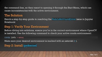 Resolving ModuleNotFoundError in Jupyter Notebook After Installing with Conda