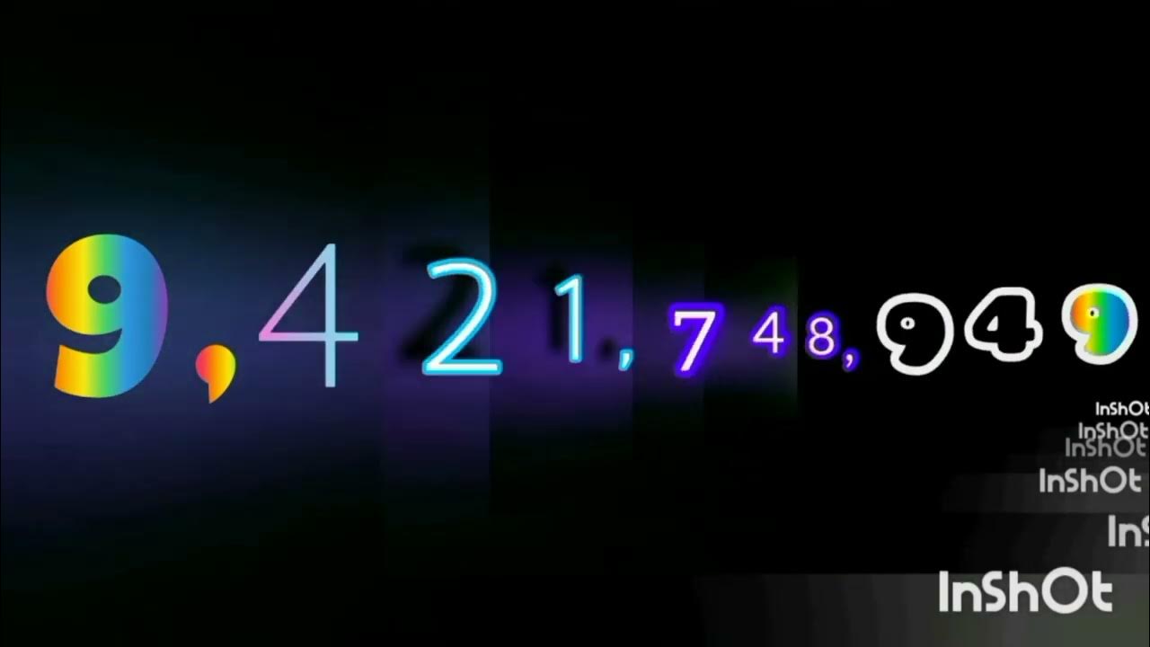 Numbers 1 to 1 quadrillion with sound youtube