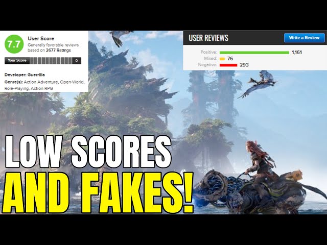 Horizon Forbidden West MetaCritic Reviews Are WRONG! PlayStation Fanboys  MELTDOWN About Game Reviews 