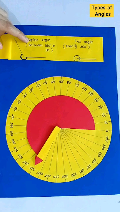 DIY | Types of Angles | Maths Working Model | School Project #math
