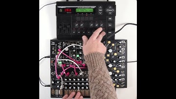 Patching the 0-Coast through a 90s vocal harmonizer sounds... amazing! ⚡