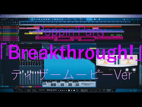 【一人バンド】「Breakthrough! /  Poppin'Party」ティザームービーVer【フルカバー】【バンドリ】