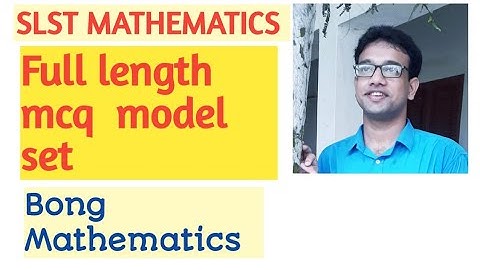 Slst Mathematics Question Answer 14 || Slst Mathematics Full length mcq model set
