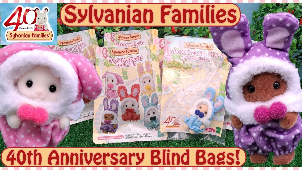 Opening Sylvanian Families 40th Anniversary Colourful Costume