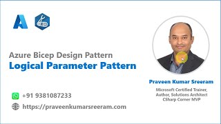 50. Azure Bicep - Design Pattern3 - Logical Parameter Pattern #azure #bicep