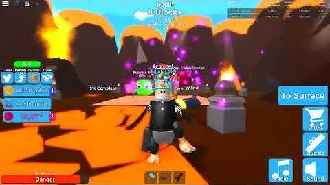 Mining Simulator getting UNDER 2,000 DEPTH!!! (Roblox)