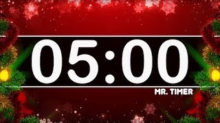 5 Minute Christmas Countdown Timer for Kids!