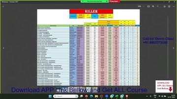 Advanced Excel Training in Hindi # Sujeet Sir Excel Classes #IPTINDIA #Excelcourse