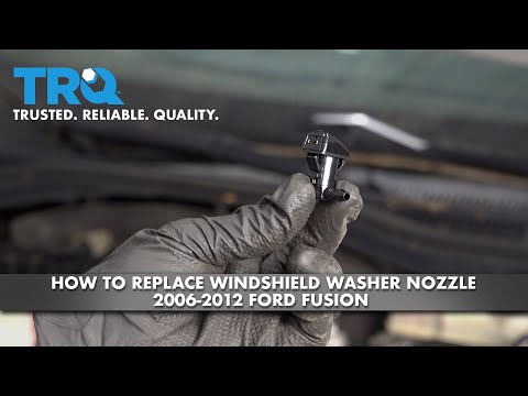 How To Replace Windshield Washer Nozzle 2006-2012 Ford Fusion