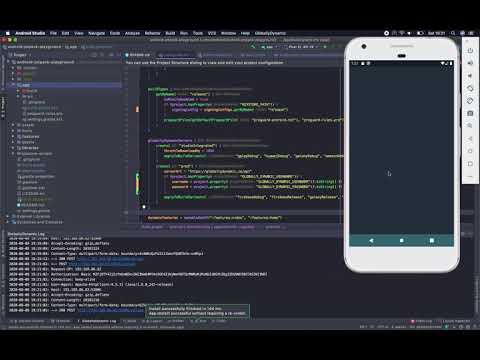 GloballyDynamic Server in Android Studio