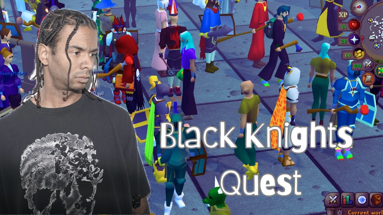 Runscape Knight Old School Runescape - Black Knight Fortress Quest - YouTube