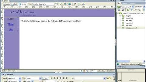 Dreamweaver Tutorial Cascading Style Sheets (CSS) Adobe Training Lesson 10.1