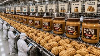 Inside the Factory - How It's Made: Peanut Butter | From Peanuts to Creamy Spread
