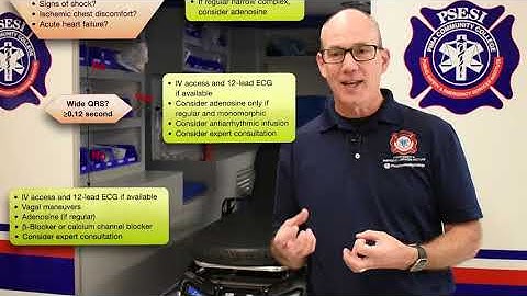 ACLS Algorithm Adult Tach w/a Pulse - Adenosine vs Amio