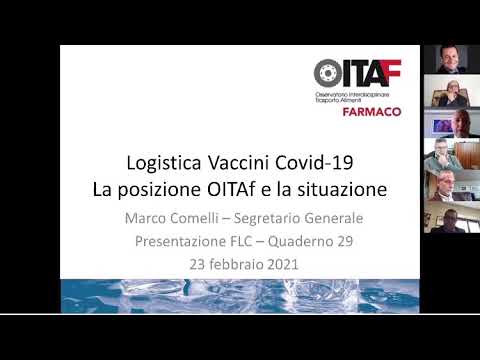 Intervento Marco Comelli, Segretario Generale OITA, webinar di presentazione Q29 Intervento Marco Comelli, Segretario Generale OITA, webinar di presentazione Q29