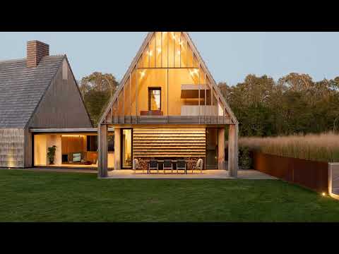 Video: Ein zeitgenössisches Haus in Long Island, New York
