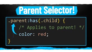This Is So Much More Than Just A Parent Selector