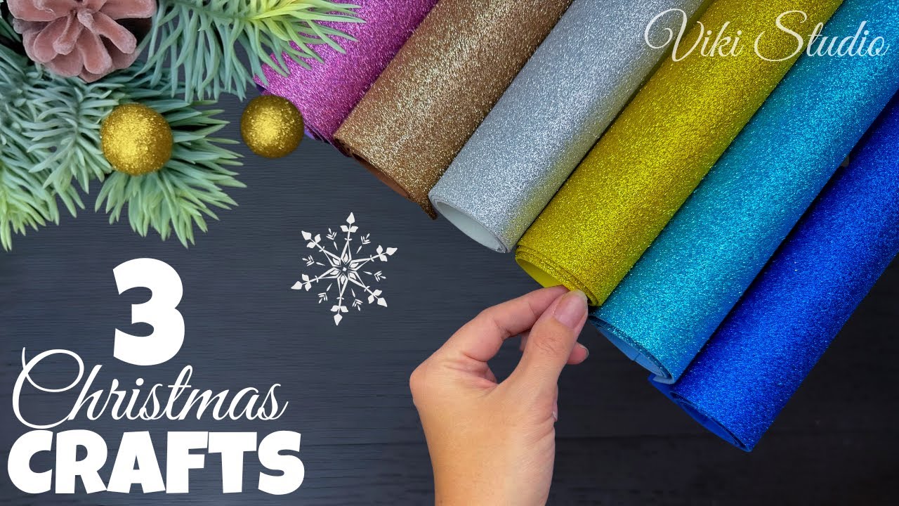 3 идеи рождественских украшений своими руками 🎄 Рождественские поделки Рождественские украшения