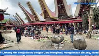 Massanduk. Rambu Solo' Alm. A.S Pangalinan (Nenek Isa) di Pulio Tagari Balusu