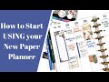 How to Start Using Your New Paper Planner