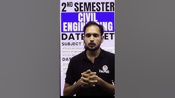 DATE SHEET CIVIL ENGINEERING | 2ND SEMESTER DATESHEET | #astechniclive #shorts
