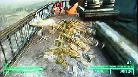 Fallout 3: fun with 150 mines and an old man