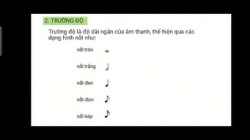 Các thuộc tính cơ bản của âm thanh | Âm nhạc 6
