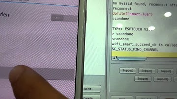 Esp8266 esptouch smartconfig with nodemcu