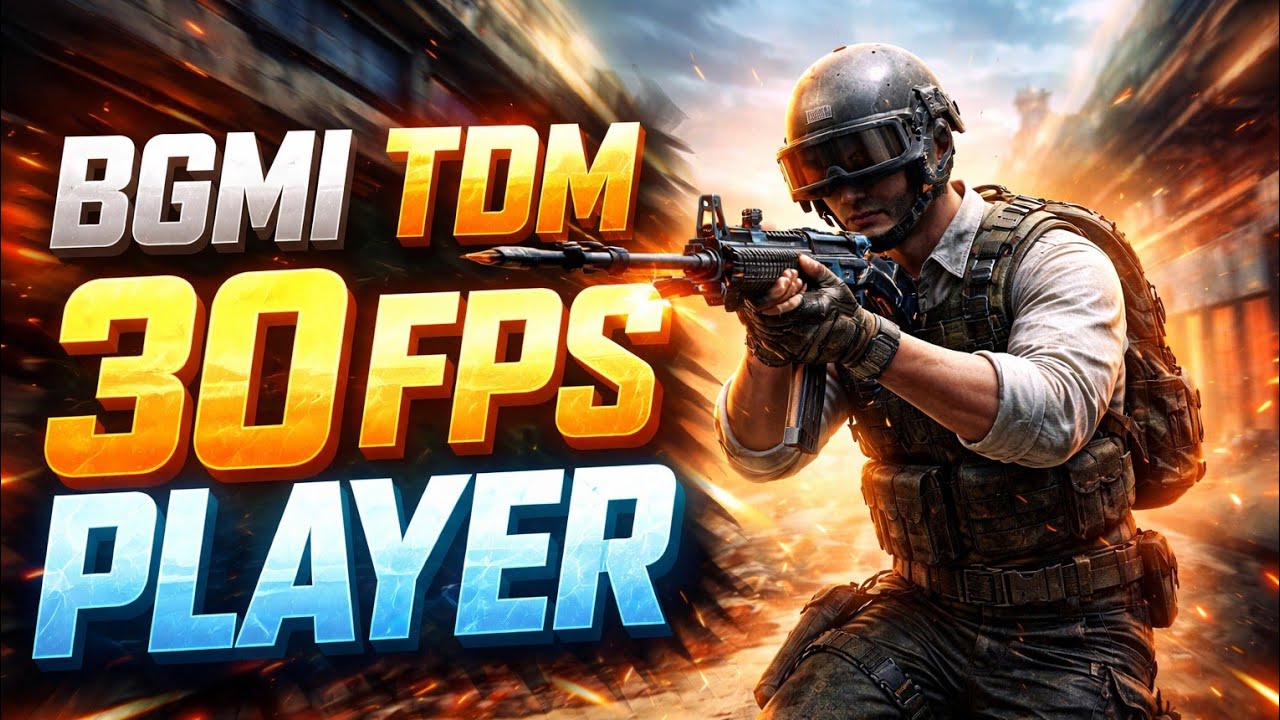 BGMI TDM 30 FPS Player 