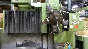 58" Elevating Rail CNC Webster & Bennett Vertical Borer