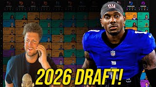 Updated 2026 Fantasy Football Mock Draft