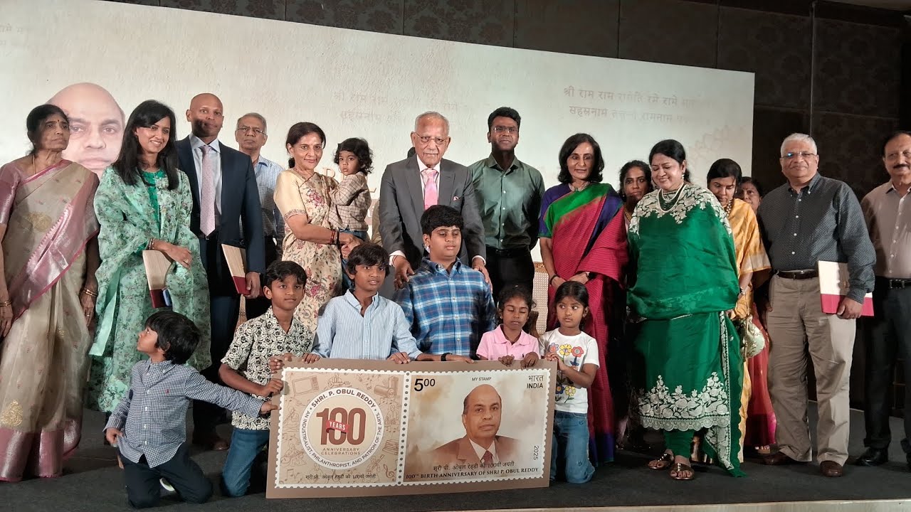 India Post Releases Special ‘My Stamp’ for P. Obul Reddy’s Birth Centenary/Dr Pratap C Reddy/Apollo