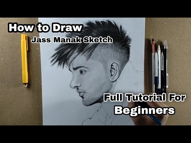 How To Draw Jass Manak Step by step 🔥🔥 drawing jass manak - YouTube