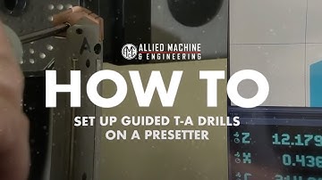 How to use a presetter to set up a guided T-A® spade drill offline