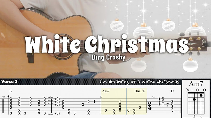 White Christmas Acoustic version - Acoustic performance video thumbnail