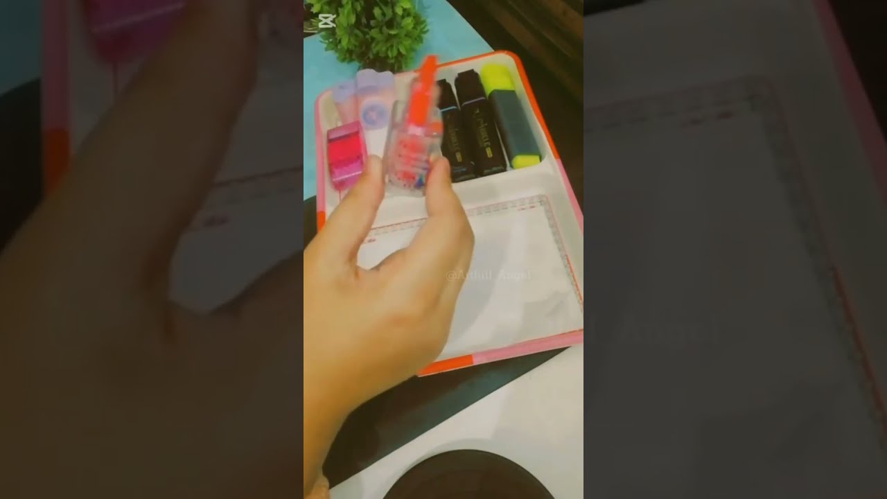 Filling Platter With Stationery Diy Satisfying Haul Organization