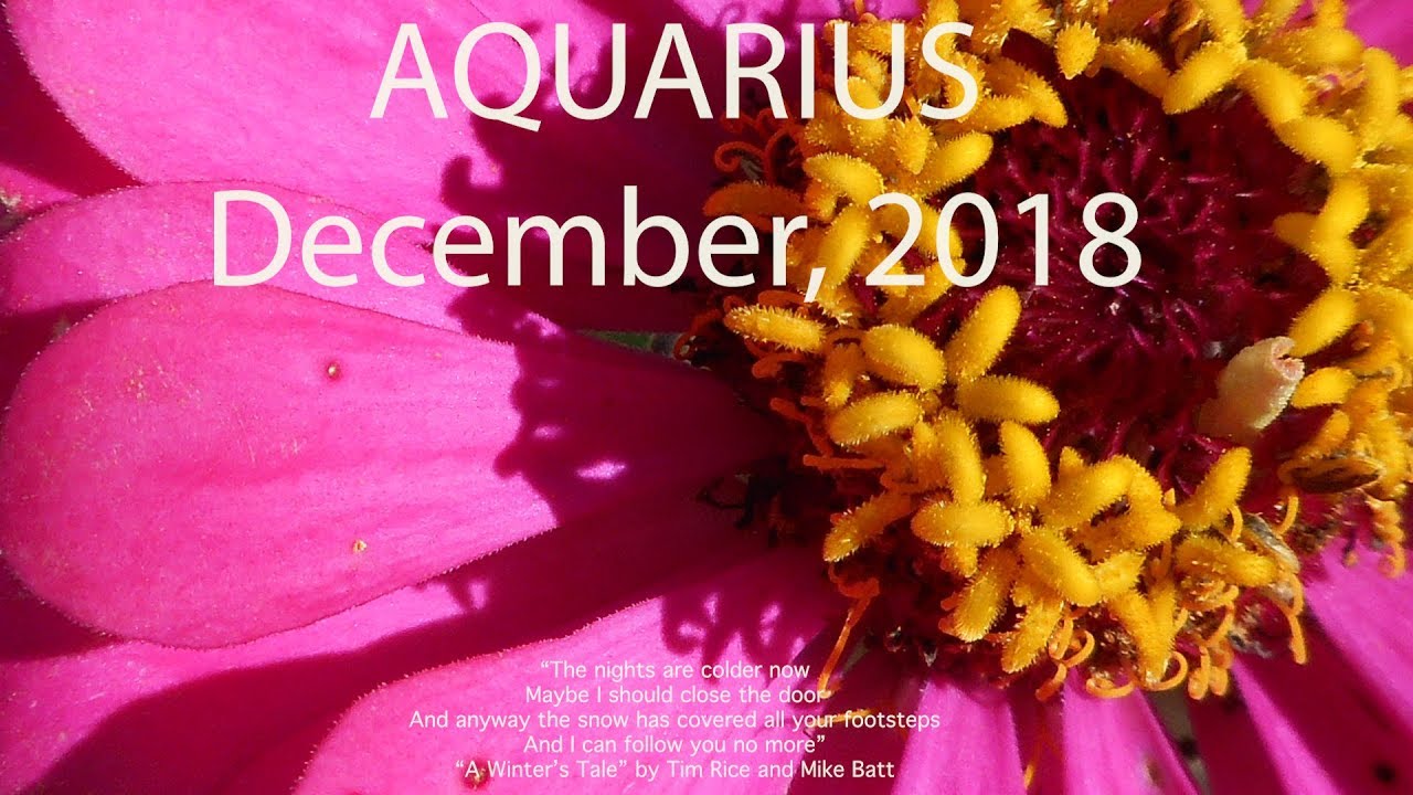 Aquarius DECEMBER 2018 NEVERENDING STORY! Tarot Reading YouTube