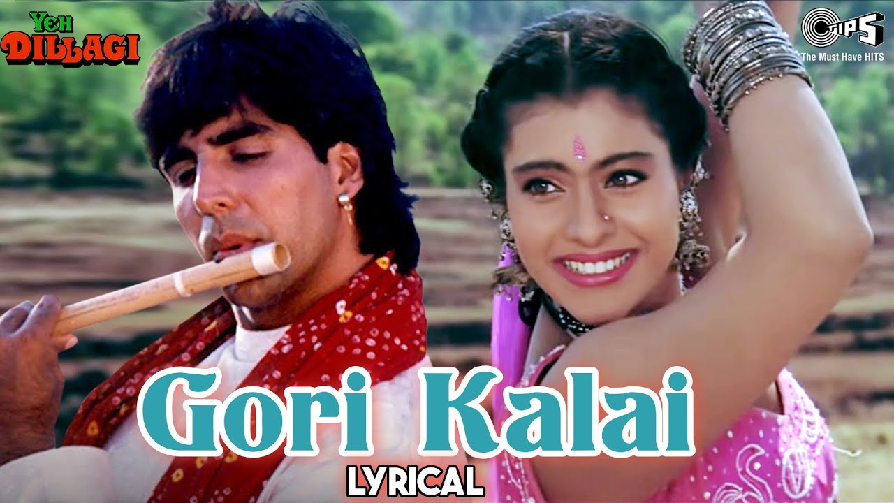Gori Kalai   Lyrical  Yeh Dillagi  Akshay Kumar Kajol  Lata Mangeshkar Udit Narayan  90s Hits