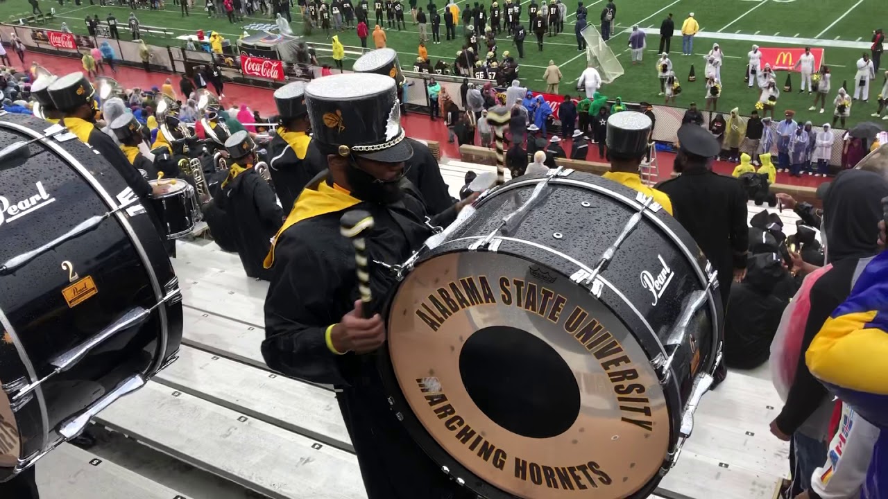 Alabama State University Drumline(TTB)Bass drum view YouTube