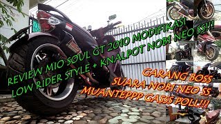 REVIEW MODIFIKASI MIO SOUL GT 2010 - LOW RIDER STYLE!!! | VLOG 1