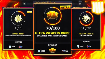 ULTRA WEAPON BRIBES, NEW CONTRACTS AND MORE! (BO4 NEWS UPDATE)