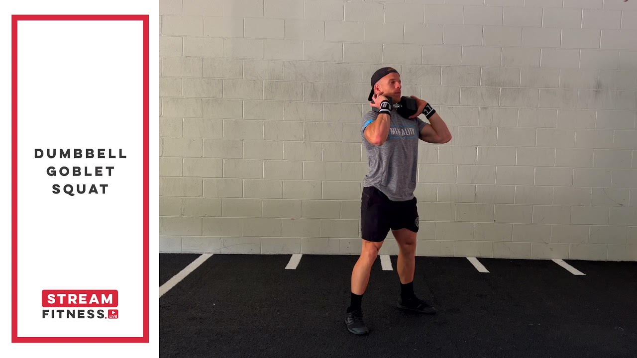 CrossFit Movements - How to do a Dumbbell Goblet Squat - YouTube