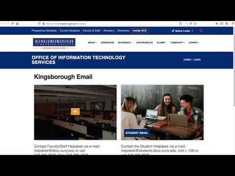 KBCC Student Email Access