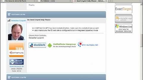DotNetNuke Tutorial, Human friendly URL issue - second shot - Video #84