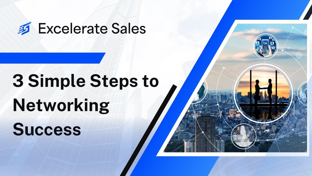 3 Simple Steps to Networking Success - YouTube