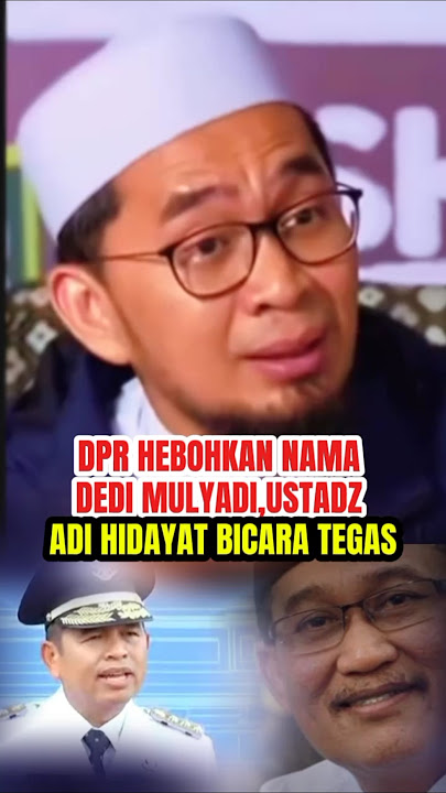 ustadz Adi Hidayat ceramah tegas #ustadzadihidayat #dedimulyadi #shorts #short
