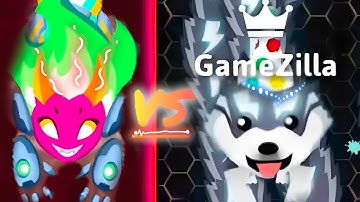 Snake io 🐍 Boss Chroma Snake Vs  Brainz Raiko Skin 🐍 The Map Epic Snakeio Gameplay